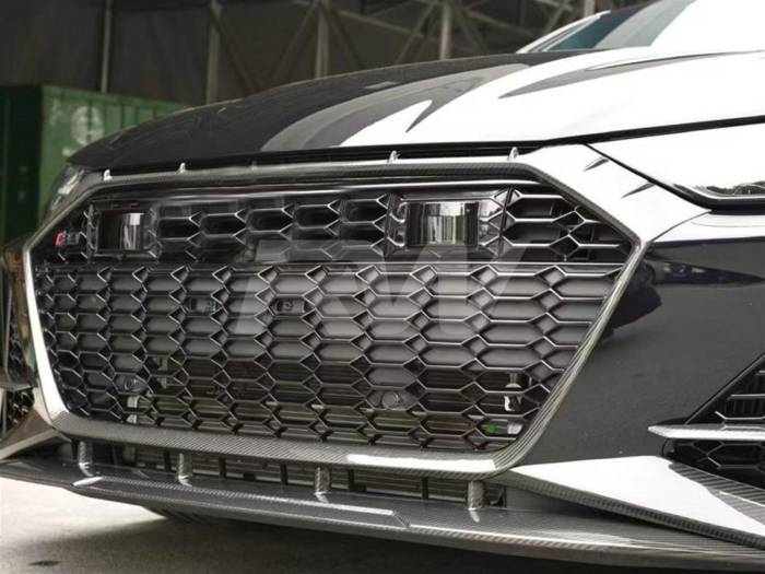 RW Carbon - Audi RS6 C8 Avant Carbon Fiber Front Lip audirs601