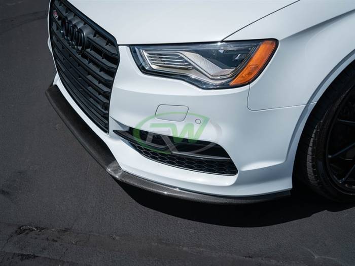 RW Carbon - Audi A3/S3 (Pre-Facelift) Carbon Fiber Front Lip audi8v002