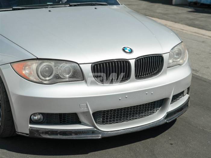 RW Carbon - BMW E82 E88 Carbon Fiber Front Lip Spoiler bmwe82010
