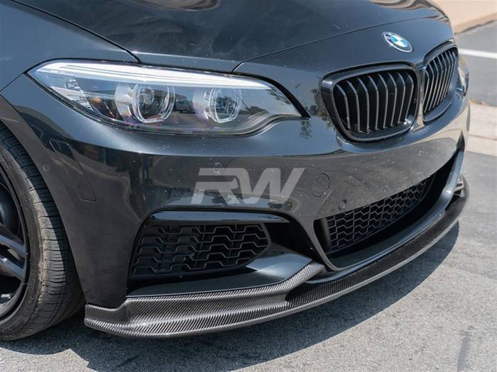 RW Carbon - BMW F22 F23 3D Style Carbon Fiber Front Lip bmwf22006