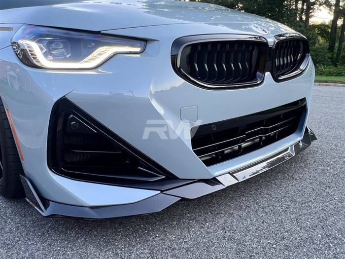 RW Carbon - BMW G42 2-Series DTM Carbon Fiber Front Lip w/SLiPLO bmwg42014-1