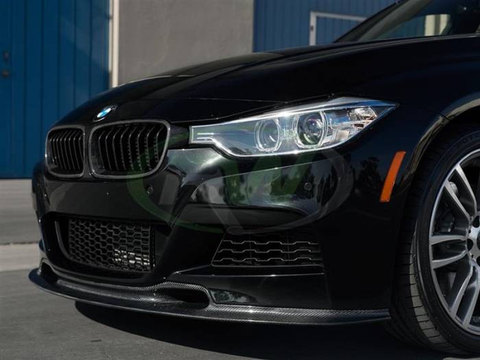 RW Carbon - BMW F30 F31 Varis Style Carbon Fiber Front Lip bmwf30002