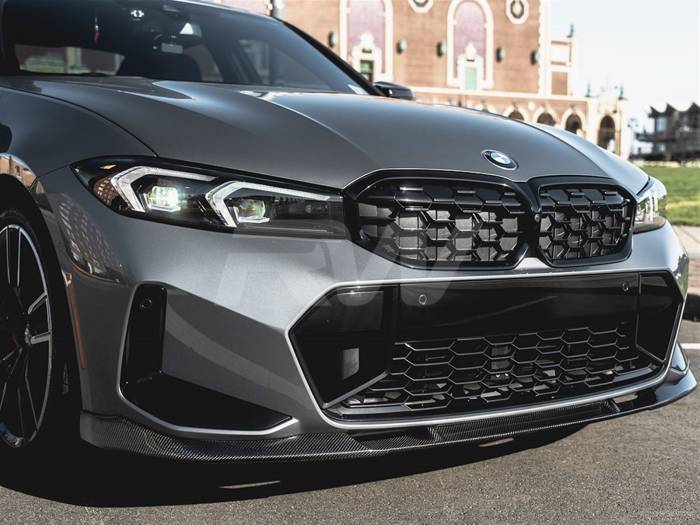 RW Carbon - BMW G20 LCI 3D Style Carbon Fiber Front Lip bmwg20048