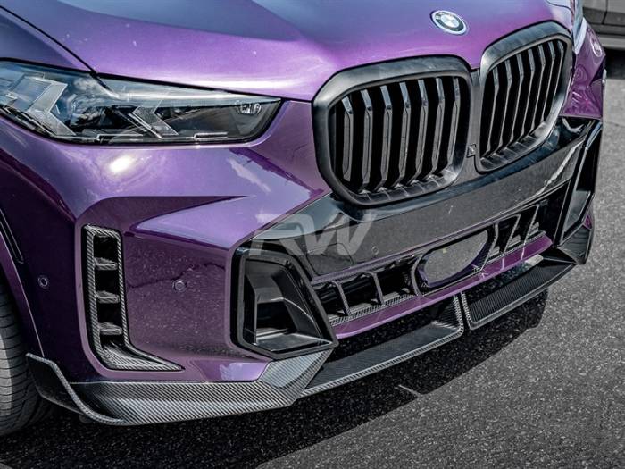 RW Carbon - BMW G05 X5 LCI Carbon Fiber Performance Style Front Lip bmwg05015