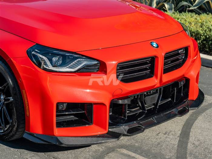 RW Carbon - BMW G87 M2 Carbon Fiber GTX Front Lip Spoiler bmwg87025
