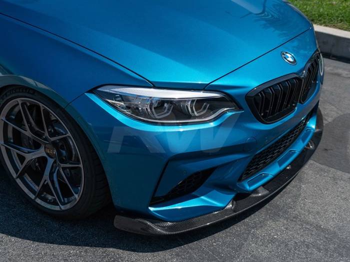 RW Carbon - BMW F87 M2 Competition 3D Style CF Front Lip bmwf8724