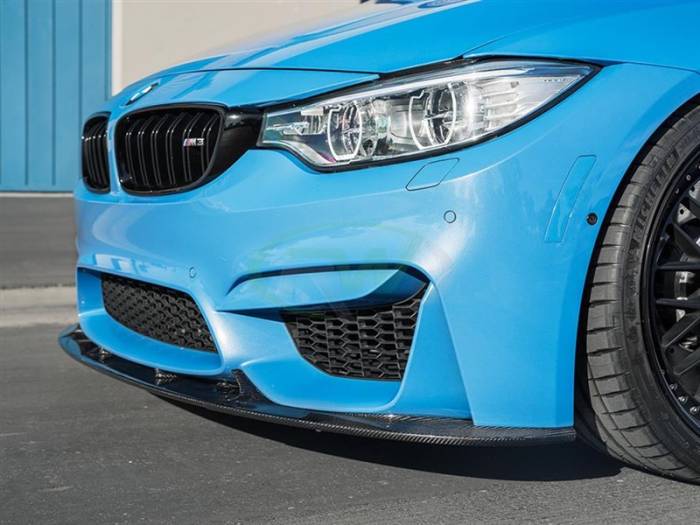 RW Carbon - BMW F8X M3 & M4 3D Style Carbon Fiber Front Lip bmwf8x009