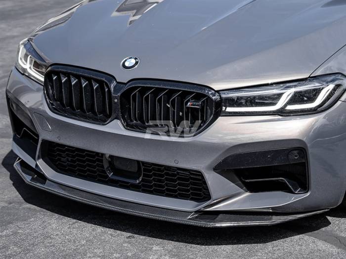 RW Carbon - BMW F90 M5 LCI GTS Style Carbon Fiber Front Lip bmwf90027