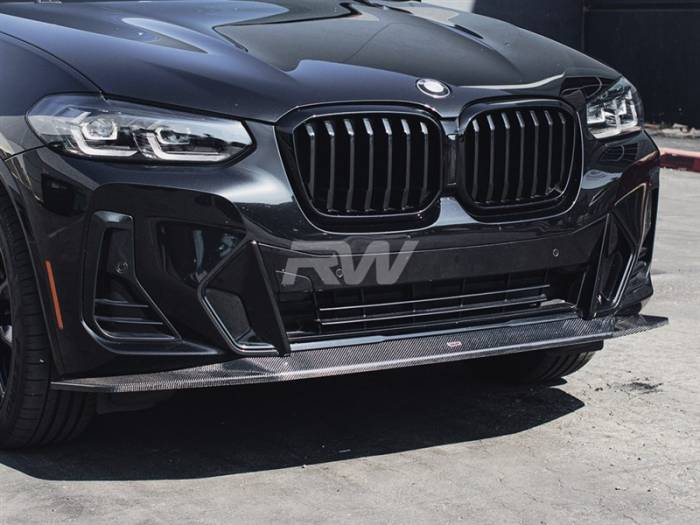 RW Carbon - BMW G01 X3 G02 X4 LCI Suvneer CF Front Lip bmwg01017