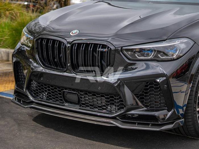 RW Carbon - BMW F95 X5M Man Style Carbon Fiber Front Lip bmwf95011