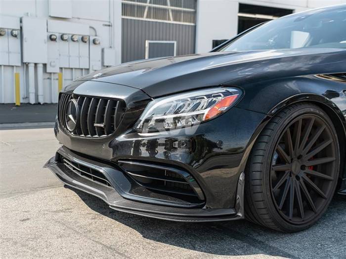 RW Carbon - Mercedes W205 C63/C63S GTX Coupe CF Front Lip w/Lower Splitters mercw20561-4