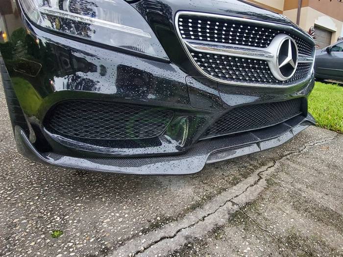 RW Carbon - Mercedes W218 CLS 15-17 Sport Carbon Fiber Front Lip mercw21811