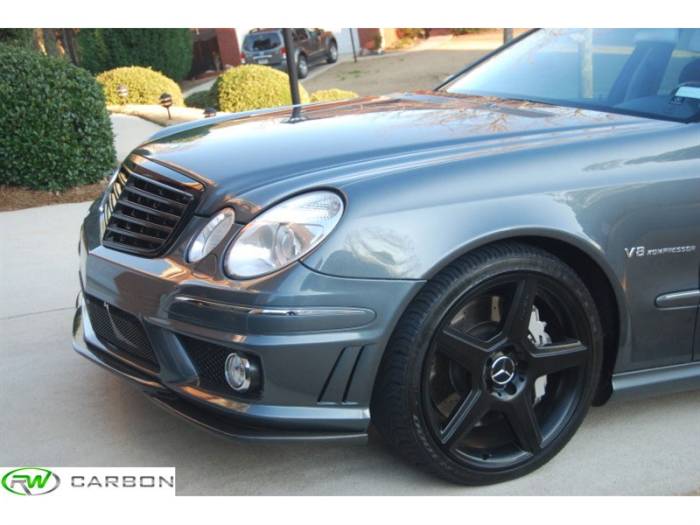 RW Carbon - Mercedes W211 E63 AMG Godhand Style Front Lip mercw21109