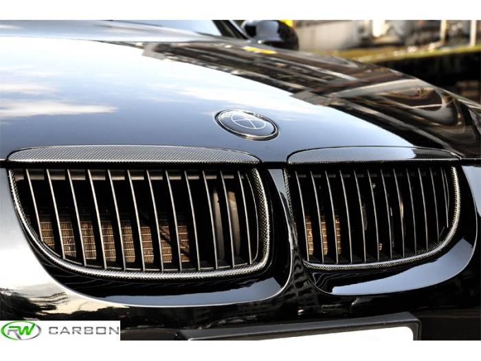 RW Carbon - BMW E90 E91 Carbon Fiber Grilles bmwe90010