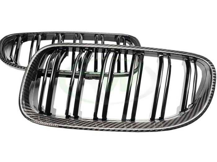 RW Carbon - BMW E92 E93 Carbon Fiber Double Slat Grilles bmwe92009