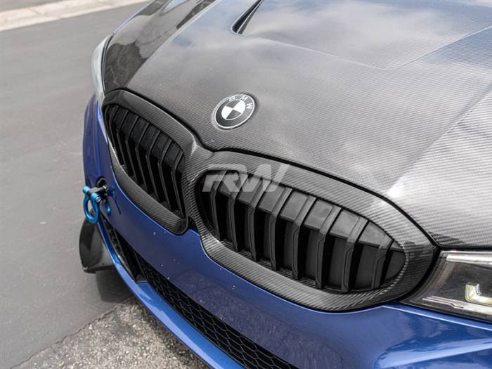 RW Carbon - BMW G20 Carbon Fiber Grille Surrounds bmwg20012