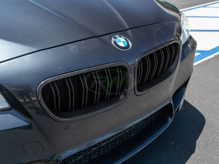 RW Carbon - BMW F10 Carbon Fiber Double Slat Grilles bmwf10061
