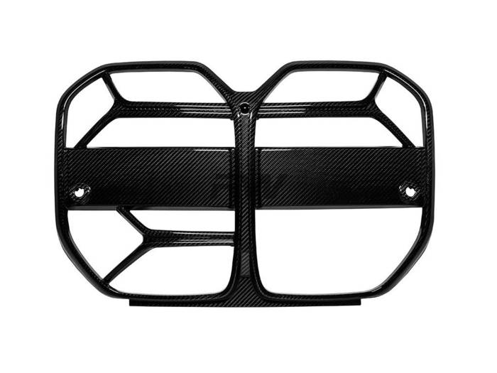 RW Carbon - BMW i4 Carbon Fiber CSL Style Grille w/TJA bmwi4004-1