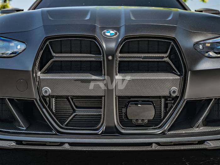 RW Carbon - BMW G8x CSL CF Grille With traffic Assistant + Black Mesh bmwg8x06-4