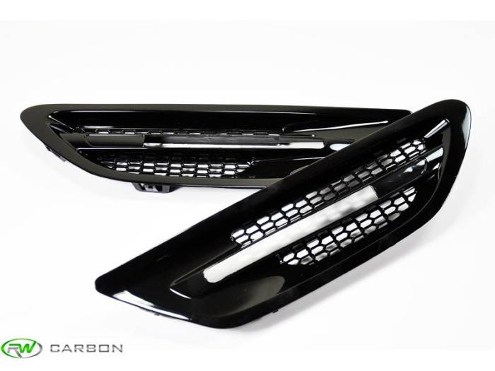 RW Carbon - BMW F10 M5 Gloss Black Fender Grilles bmwf10029