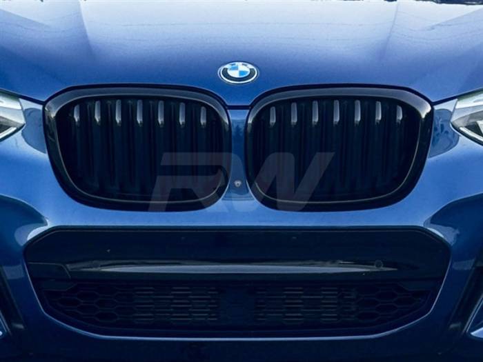 RW Carbon - BMW G01 X3 G02 X4 Gloss Black Grilles bmwg0102