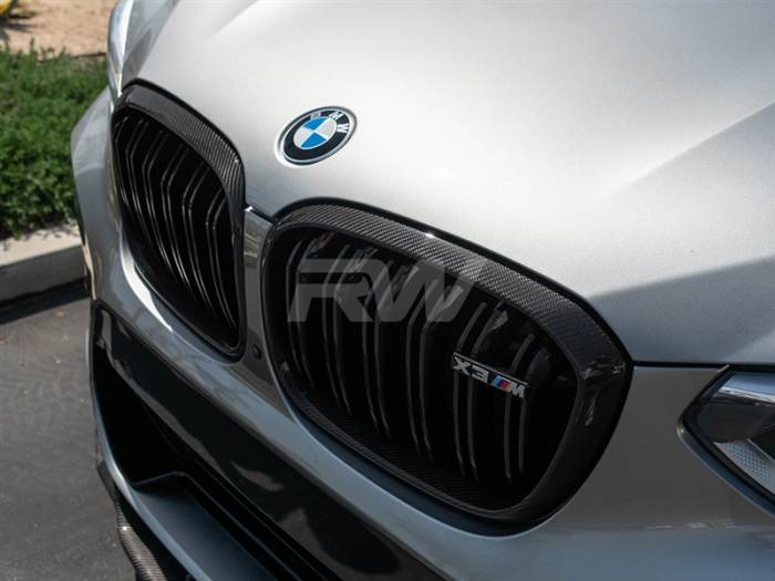 RW Carbon - BMW F97 X3M F98 X4M Carbon Fiber Grille Surrounds bmwf97001