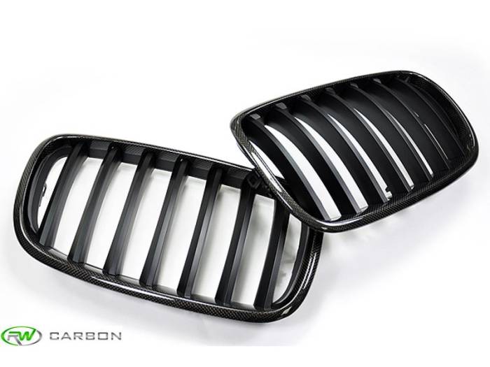 RW Carbon - BMW E70 X5 & E71 X6 Carbon Fiber Grilles bmwe70x501
