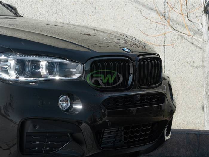 RW Carbon - BMW F15 F16 F85 F86 Gloss Black Grilles bmwf15002
