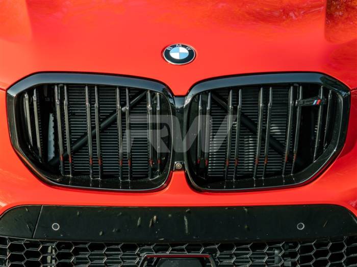 RW Carbon - BMW G05 X5 F95 X5M Gloss Black Double Slat Grilles bmwg05001