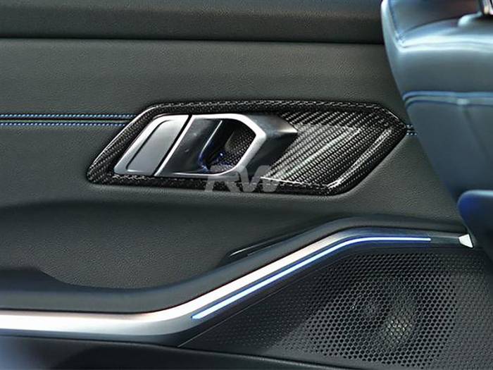 RW Carbon - BMW G20 Carbon Fiber Interior Door Handle Trims bmwg20015