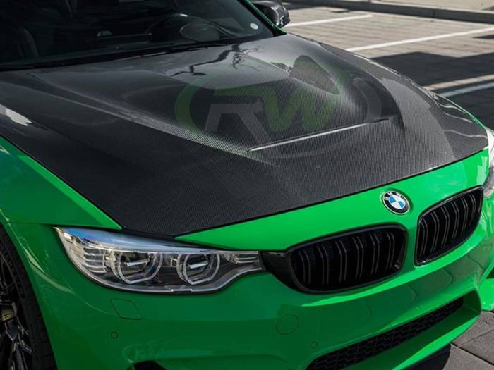 RW Carbon - BMW F80 M3 / F82 F83 M4 GTS Style CF Hood bmwf8x024