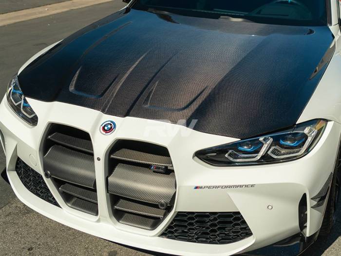 RW Carbon - BMW G8X M3/M4 OEM Style Carbon Fiber Hood bmwg8x014
