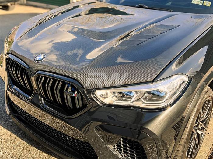 RW Carbon - BMW G05 X5 F95 X5M Carbon Fiber Hood bmwf95012