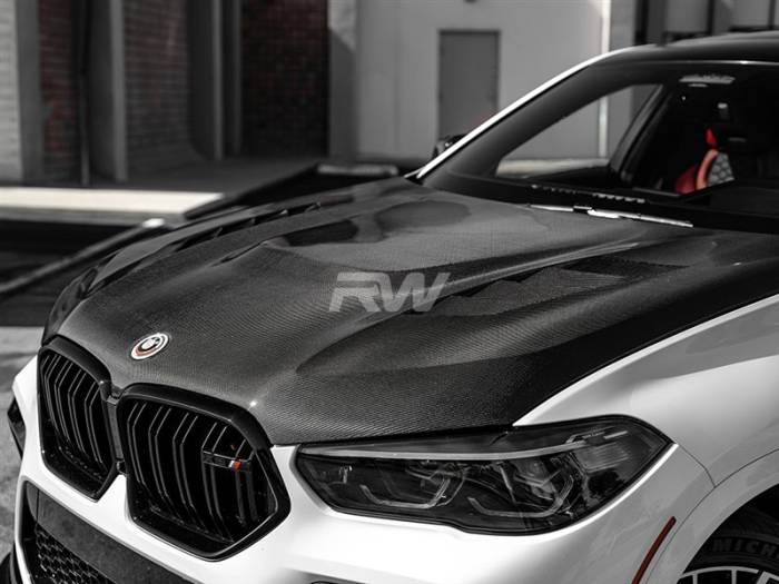 RW Carbon - BMW G06 X6 F96 X6M Carbon Fiber Hood bmwg06004