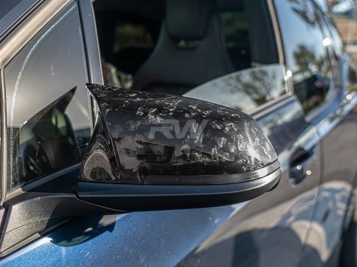 RW Carbon - BMW F22 F30 F32 F87 Forged Carbon M Style Mirror Caps bmwf30043