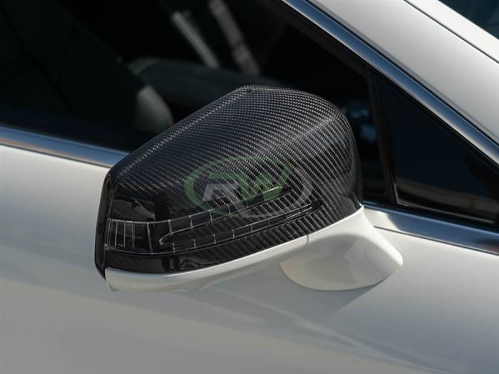 RW Carbon - Mercedes Carbon Fiber Replacement Mirror Covers mercw20429
