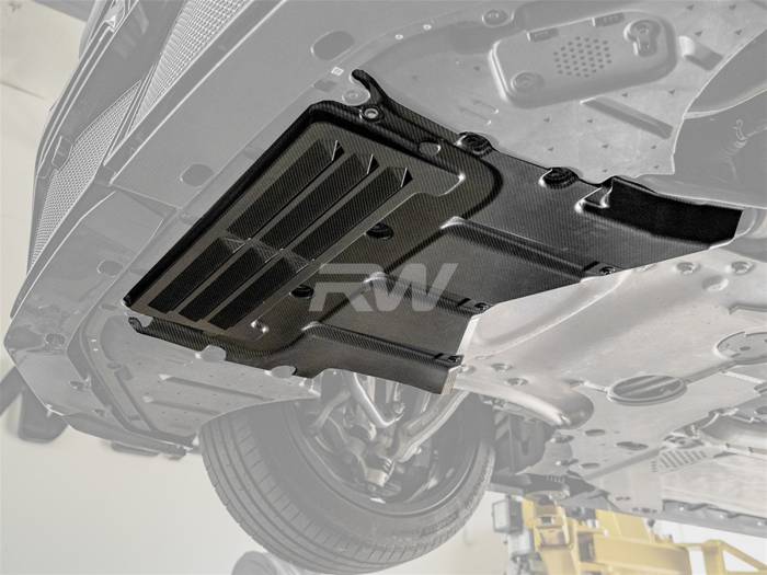 RW Carbon - BMW G90/G99 M5 Carbon Fiber Oil Cooler Guard bmwg9006