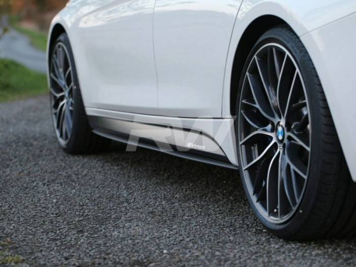 RW Carbon - BMW F30 F31 Carbon Fiber Side Skirt Extensions bmwf30009