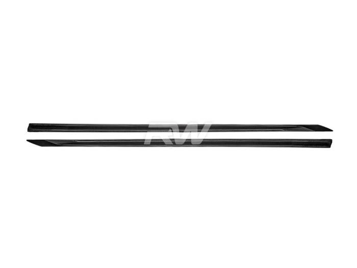 RW Carbon - BMW G60 5-Series Carbon Fiber Side Skirt Extensions bmwg6008