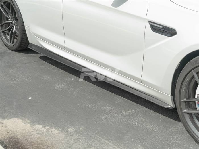 RW Carbon - BMW F06 DTM Carbon Fiber Side Skirt Extensions bmwf0601