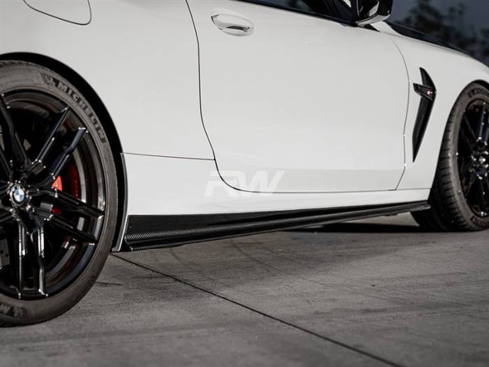 RW Carbon - BMW G14 G15 F91 F92 Coupe/Vert CF Side Skirt Extensions bmwf9302