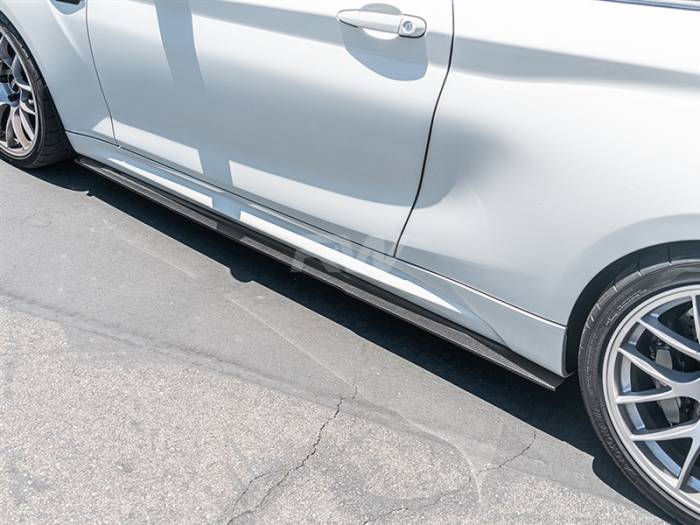RW Carbon - BMW F87 M2 RWS Carbon Fiber Side Skirt Extensions bmwf8719
