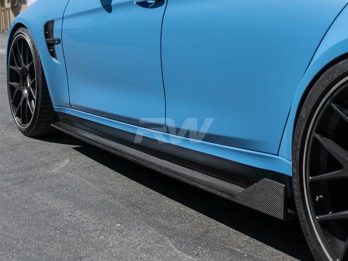 RW Carbon - BMW F80 M3 RWS Type I CF Side Skirt Extensions bmwf8x037