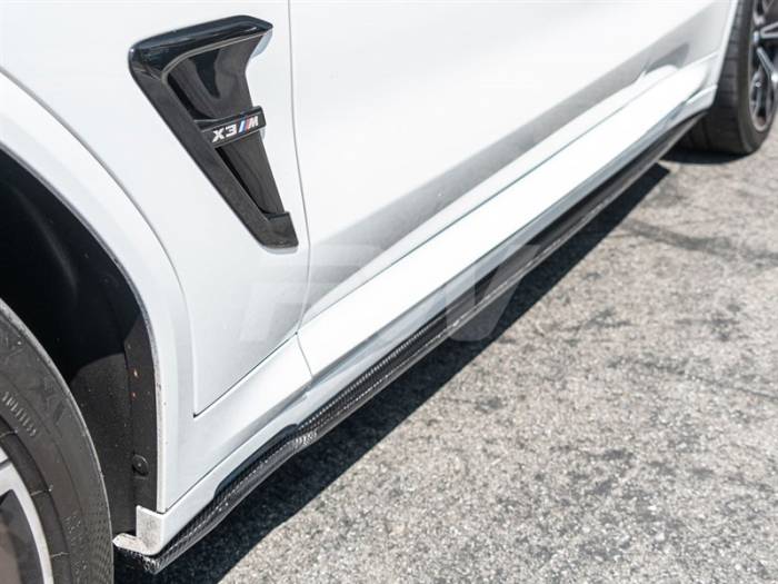 RW Carbon - BMW G01 G02 F97 F98 RWS CF Side Skirt Extensions bmwf9702