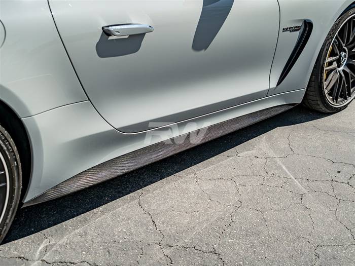 RW Carbon - Mercedes C192 GT55 GT63 RWS CF Side Skirts mercc19204