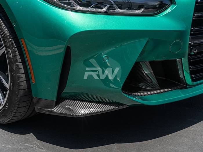 RW Carbon - BMW G8X M3/M4 OEM Style Carbon Fiber Splitters bmwg8009