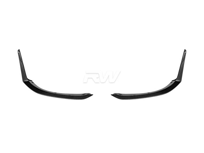 RW Carbon - Mercedes C236 CLE53 Carbon Fiber Front Splitters mercc23602