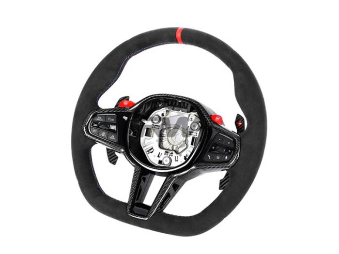 RW Carbon - BMW G8X LCI Alcantara Carbon Fiber Steering Wheel bmwg8x028