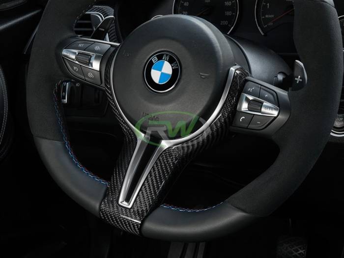 RW Carbon - BMW M Carbon Fiber Steering Wheel Outer Trim bmwf8x032