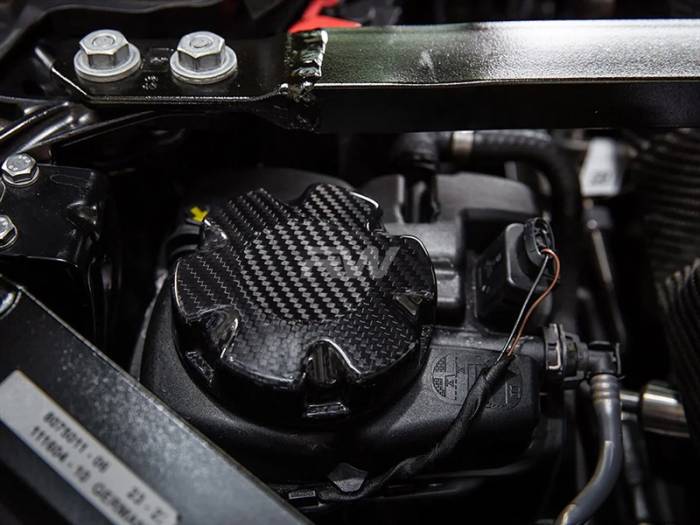 RW Carbon - BMW Carbon Fiber Coolant Tank Cap Cover bmwf90018